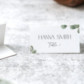 ユーカリグリーン ネーム シーティング セージグリーン プレイスカード