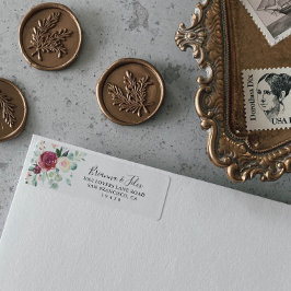 ユーカリコンテンポラリーカリフローラ差出人住所 ラベル