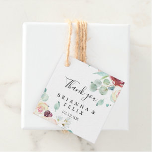 ユーカリコンテンポラリーカリフローラ結婚ズ フェイバータグ