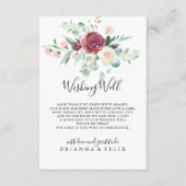 ユーカリコンテンポラリープ結婚の願い井戸 エンクロージャーカード (正面)