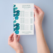 ユーカリサロンサービスメニュー チラシ (ハンドル)