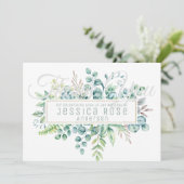 ユーカリサンキューカード-文字両面 (スタンド正面)