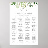 ユーカリシンプルの座席表 ポスター (正面)