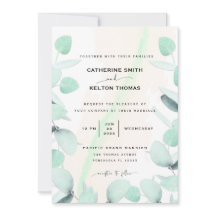 ユーカリシンプルグリーモダン結婚ズ