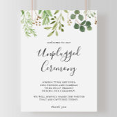 ユーカリシンプルフローラ非詰め式サイン ポスター
