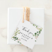 ユーカリシンプルブラウンフローラ結婚ズ フェイバータグ (インサイチュ)