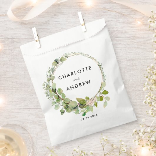 ユーカリシンプルプエレガントス フェイバーバッグ (クリップ留めされた状態)