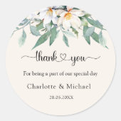 ユーカリシンプルプエレガント・フローラ ラウンドシール (正面)