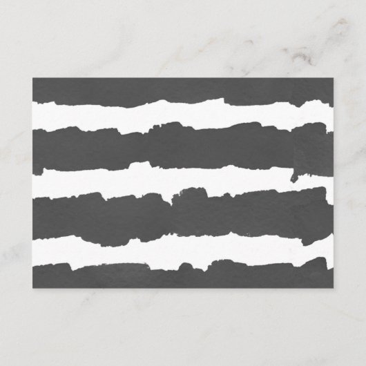 ユーカリシンプル白黒水カラー披露宴 エンクロージャーカード (裏面)