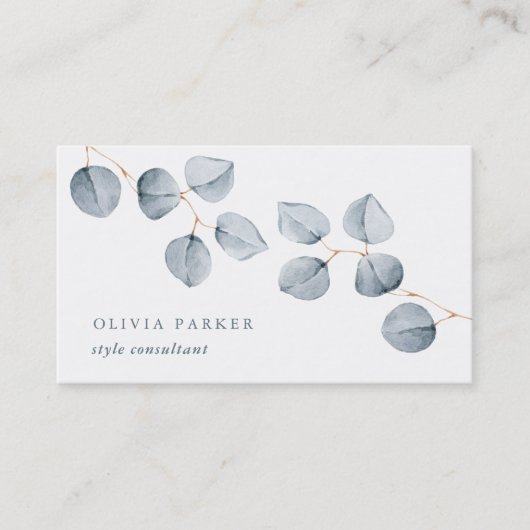 ユーカリシンプル 名刺 (正面)