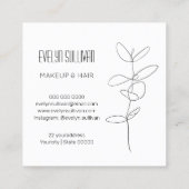 ユーカリスケッチ名刺 スクエア名刺 (裏面)