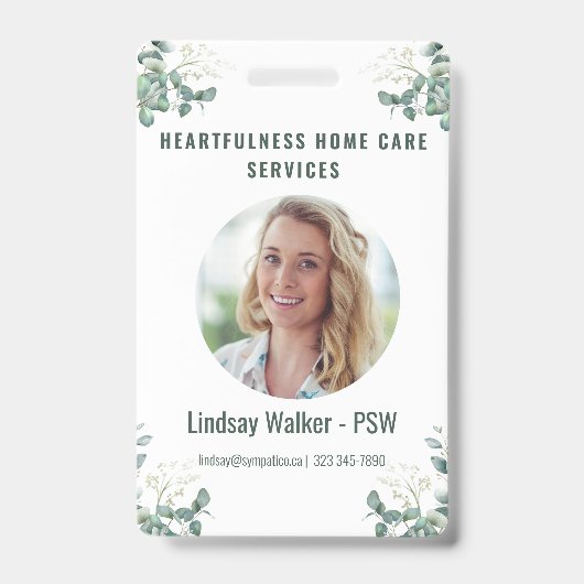 ユーカリスタイル バッジ (正面)