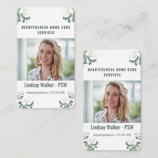 ユーカリスタイル 名刺 (正面/裏面)