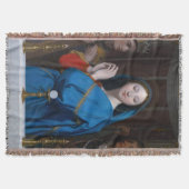 ユーカリスト毛布/壁に栄光を与えぶら下がったる スローブランケット (正面)