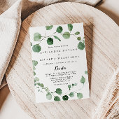 ユーカリスペインの結婚書道 招待状