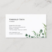 ユーカリトゥス植物学ビジネスカード 名刺 (正面)