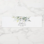 ユーカリバラブライダルシャワーウォーターボトルラベル ペットボトルラベル (シングルラベル)