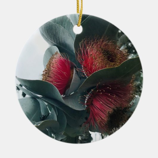 ユーカリバラマレー セラミックオーナメント (正面)