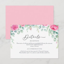 ユーカリバラ |ボエレガントホ緑の詳細 エンクロージャーカード