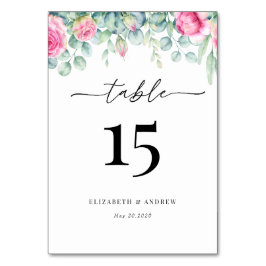 ユーカリバラ |ボエレガントホ緑結婚園 テーブルナンバー