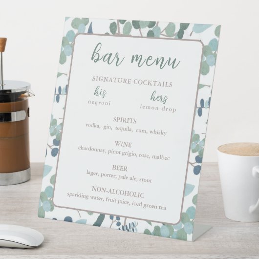 ユーカリバー 台座サイン (インサイチュ)