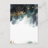 ユーカリパアンパサンド金ゴールドグ結婚リーン詳細 エンクロージャーカード (裏面)