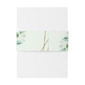 ユーカリパーソナライズされたグ結婚リー 招待状ベリーバンド (裏面例)