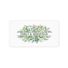 ユーカリパーソナライズされたパイス ラベル