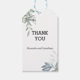 ユーカリパーソナライズされたプの結婚サンキューギフトラベル ギフトタグ