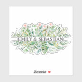 ユーカリパーソナライズされたプトゥス・リーフィステッカー シール (シート)