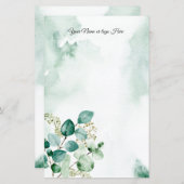 ユーカリパーソナライズされた文具 (正面/裏面)