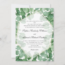 ユーカリフォーマルプトゥスのすべての親が結婚ホスト 招待状