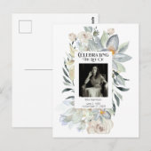 ユーカリフレーム写真メモリアルポストカード ポストカード (正面/裏面)