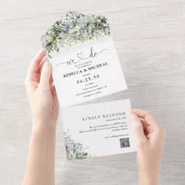 ユーカリフローラオールインワンウェディング招待 オールインワン招待状