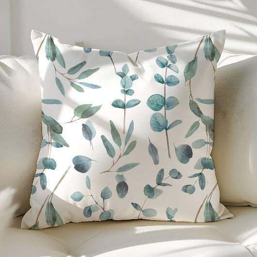 ユーカリフローラグリーナリーシッモダンク クッション