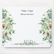 ユーカリフローラグリーナリーモノグラムシンプルカスタム