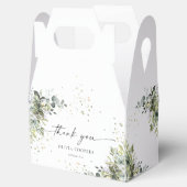 ユーカリフローラグリーンリーベビーシャワー フェイバーボックス (オープン)