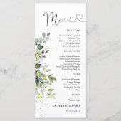 ユーカリフローラグリーンリーベビーシャワー メニュー (正面)