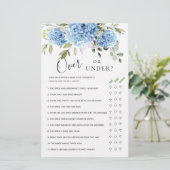 ユーカリフローラゲームの上または下ブライダルシャワー (スタンド正面)