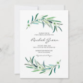 ユーカリフローラブライダルシャワー招待 招待状 (正面)