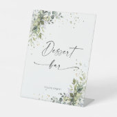 ユーカリフローラベイビーシャワーデザートバー標識 台座サイン (正面)