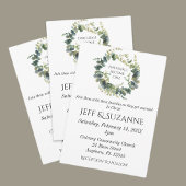 ユーカリフローラリース2は1つにな結婚る 招待状