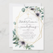 ユーカリフローラ幾何学最初の聖域 招待状 (正面)