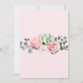 ユーカリフローラ幾何学結婚式招待状 招待状 (裏面)