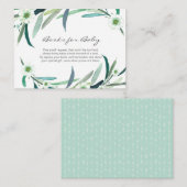 ユーカリフローラ書籍ベビーカード エンクロージャーカード (正面/裏面)