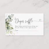 ユーカリフローラ緑化おむつラッフル エンクロージャーカード (正面)