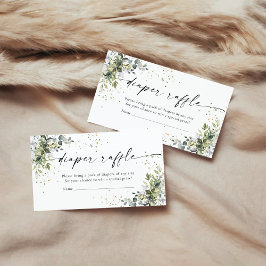 ユーカリフローラ緑化おむつラッフル エンクロージャーカード