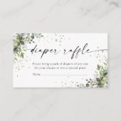 ユーカリフローラ緑化おむつラッフル エンクロージャーカード (正面)