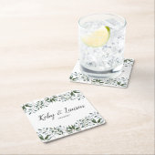 ユーカリフローラ記念日 スクエアペーパーコースター (インサイチュ)