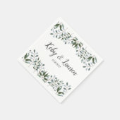 ユーカリフローラ記念日 スタンダードカクテルナプキン (角)
